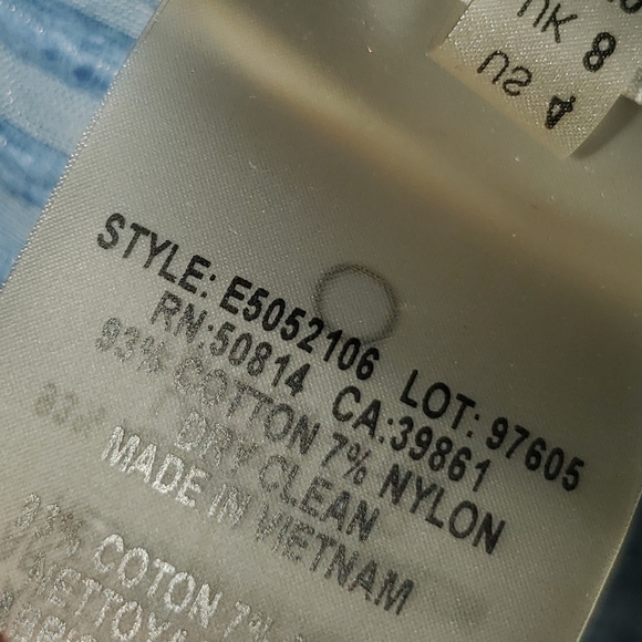 Distressed blue blazer jacket NEW Size 4 - Picture 8 of 8